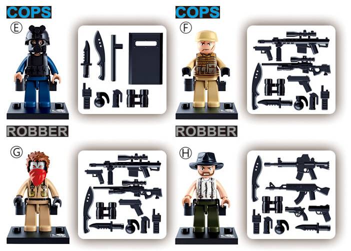 Cops And Robbers Toys 64